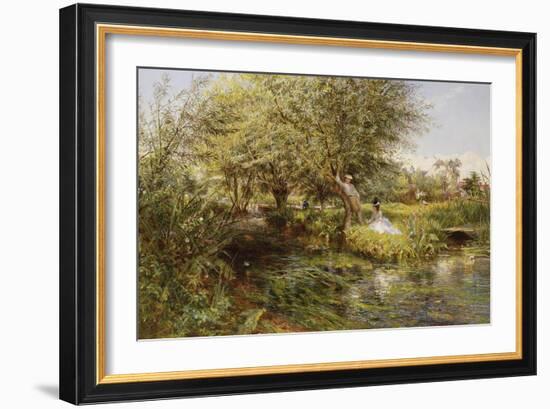 The Trysting Place-Charles James Lewis-Framed Giclee Print