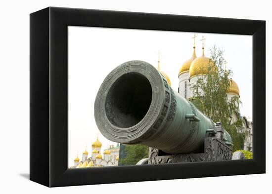 The Tsar Canon, inside the Kremlin, Moscow, Russia, Europe-Miles Ertman-Framed Premier Image Canvas