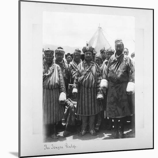 The Tsongsa Penlop, Bhutan, 1903-04-John Claude White-Mounted Giclee Print