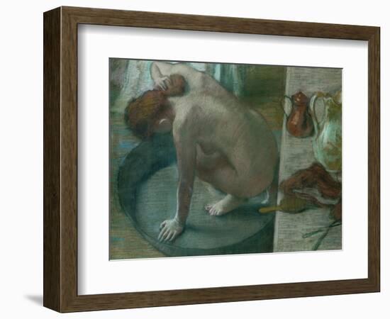 The Tub (Bathing Woman), 1886-Edgar Degas-Framed Giclee Print