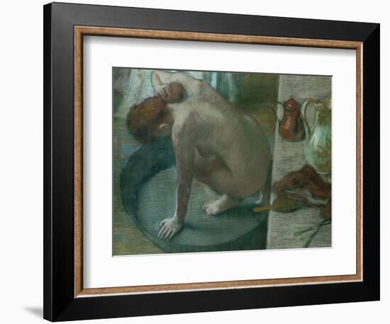 The Tub (Bathing Woman), 1886-Edgar Degas-Framed Giclee Print