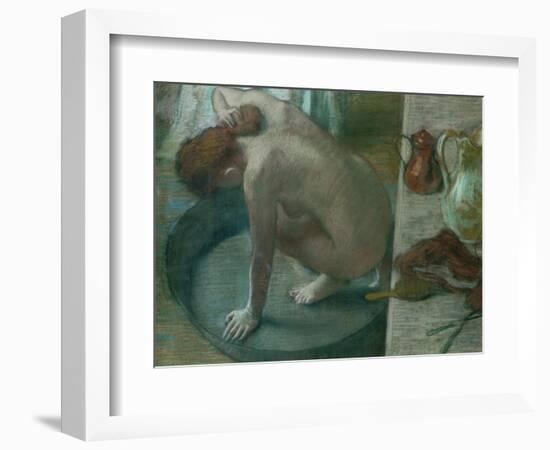 The Tub (Bathing Woman), 1886-Edgar Degas-Framed Giclee Print