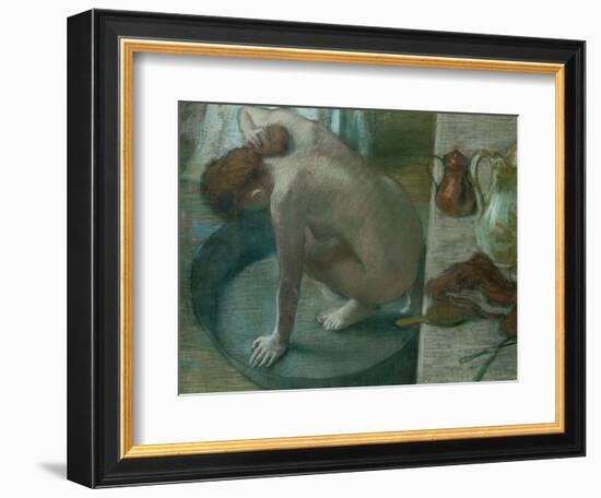 The Tub (Bathing Woman), 1886-Edgar Degas-Framed Giclee Print