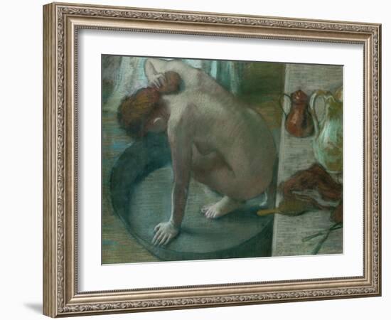 The Tub (Bathing Woman), 1886-Edgar Degas-Framed Giclee Print