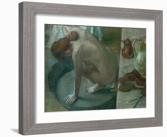 The Tub (Bathing Woman), 1886-Edgar Degas-Framed Giclee Print