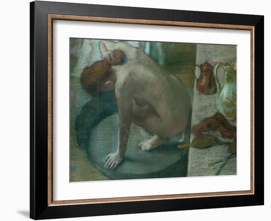 The Tub (Bathing Woman), 1886-Edgar Degas-Framed Giclee Print