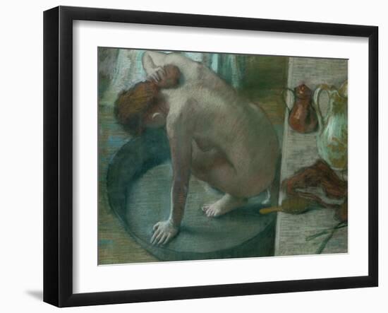 The Tub (Bathing Woman), 1886-Edgar Degas-Framed Giclee Print