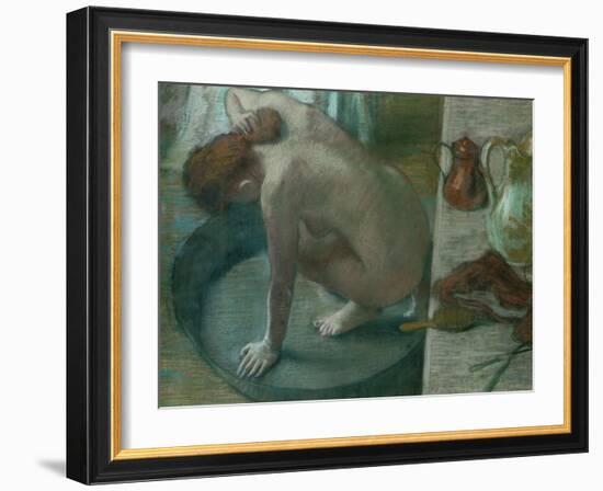 The Tub (Bathing Woman), 1886-Edgar Degas-Framed Giclee Print