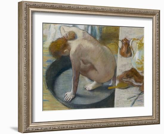 The Tub-Edgar Degas-Framed Giclee Print