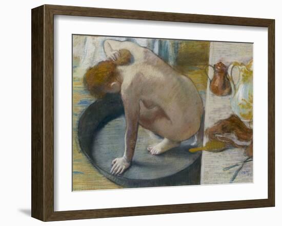 The Tub-Edgar Degas-Framed Giclee Print