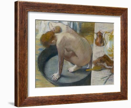 The Tub-Edgar Degas-Framed Giclee Print