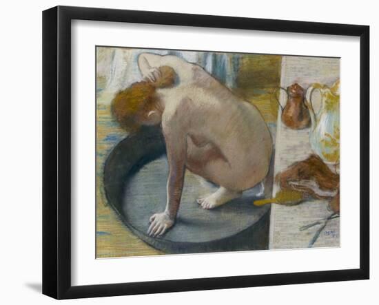The Tub-Edgar Degas-Framed Giclee Print