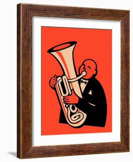 The Tuba-Mark Rogan-Framed Art Print