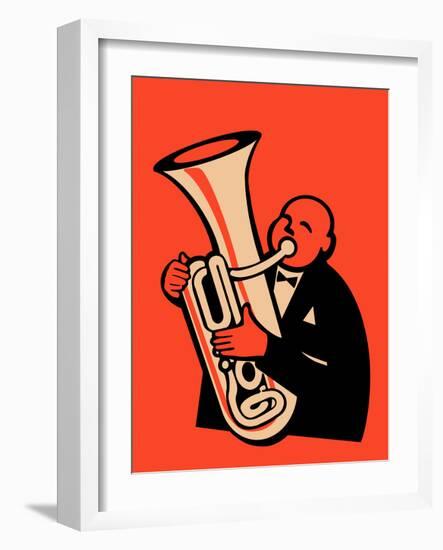 The Tuba-Mark Rogan-Framed Art Print