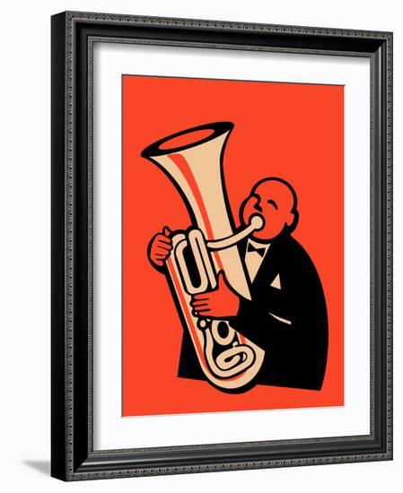 The Tuba-Mark Rogan-Framed Art Print