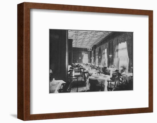 The Tudor Dining Room, Melbourne Hotel, St Louis, Missouri, 1924-Unknown-Framed Photographic Print