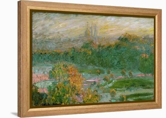 The Tuileries Gardens, 1875-Claude Monet-Framed Premier Image Canvas