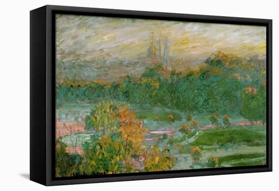 The Tuileries Gardens, 1875-Claude Monet-Framed Premier Image Canvas