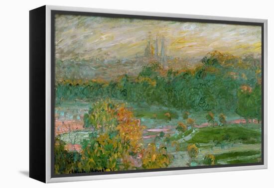 The Tuileries Gardens, 1875-Claude Monet-Framed Premier Image Canvas