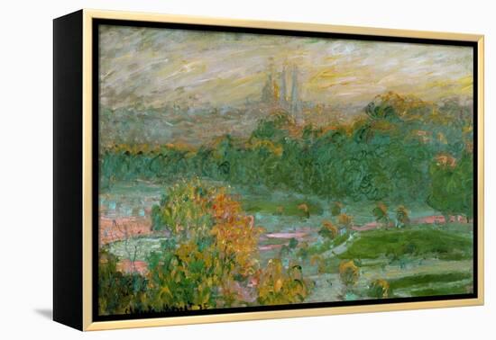 The Tuileries Gardens, 1875-Claude Monet-Framed Premier Image Canvas