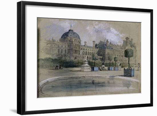 The Tuileries, Paris, France, 1846-John Gilbert-Framed Giclee Print