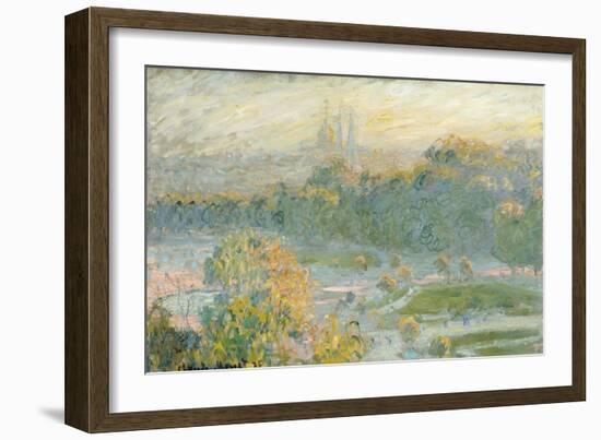 The Tuileries (Study) 1875-Claude Monet-Framed Giclee Print