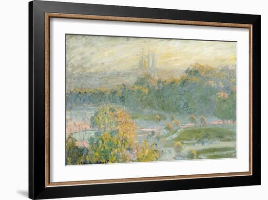 The Tuileries (Study) 1875-Claude Monet-Framed Giclee Print