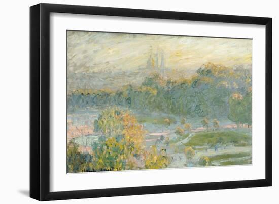 The Tuileries (Study) 1875-Claude Monet-Framed Giclee Print