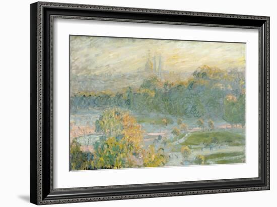 The Tuileries (Study) 1875-Claude Monet-Framed Giclee Print