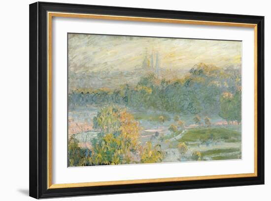 The Tuileries (Study) 1875-Claude Monet-Framed Giclee Print