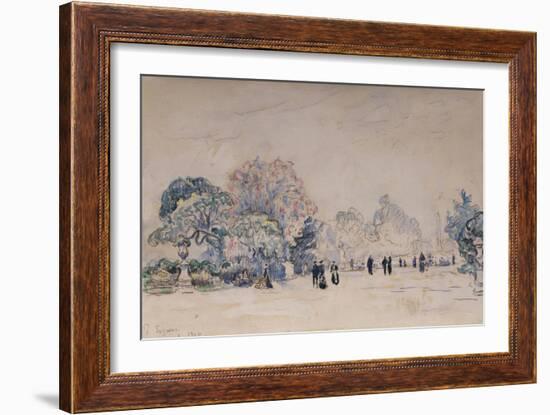 The Tuilleries, Paris, 1910-Edgar Degas-Framed Giclee Print