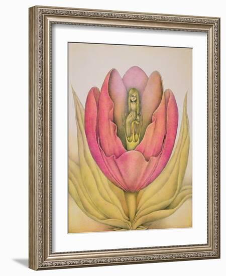 The Tulip Burst Open with a Pop, 1991-Wayne Anderson-Framed Giclee Print