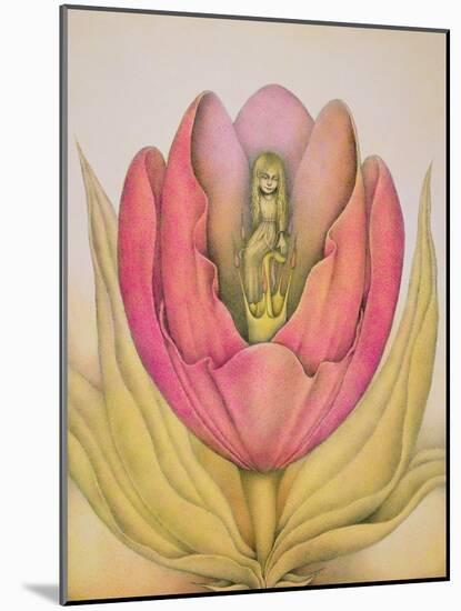 The Tulip Burst Open with a Pop, 1991-Wayne Anderson-Mounted Giclee Print