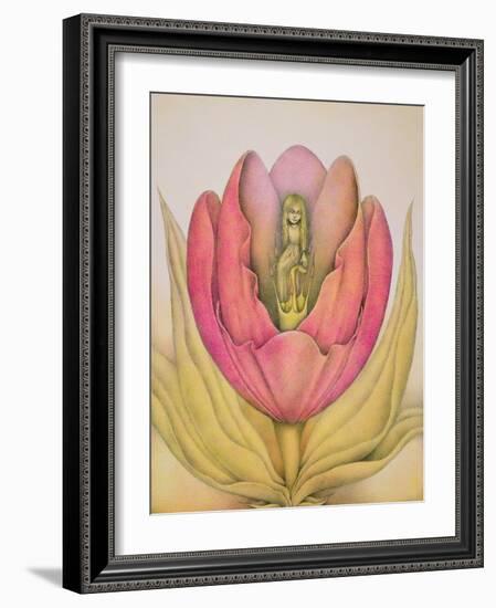 The Tulip Burst Open with a Pop, 1991-Wayne Anderson-Framed Giclee Print