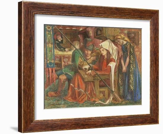 The Tune of the Seven Towers-Dante Gabriel Rossetti-Framed Giclee Print