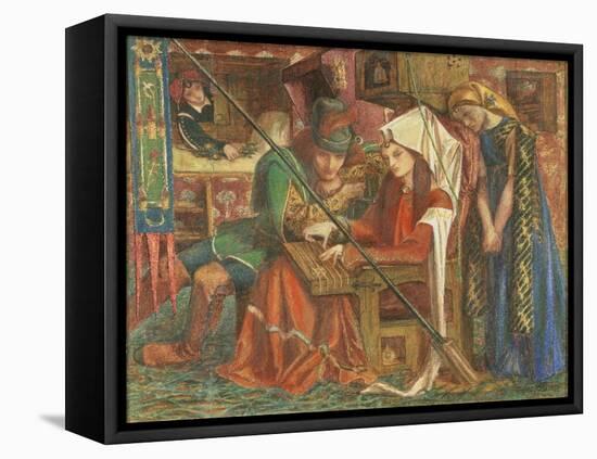 The Tune of the Seven Towers-Dante Gabriel Rossetti-Framed Premier Image Canvas