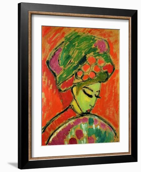 The Turban, 1910-Alexej Von Jawlensky-Framed Giclee Print