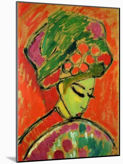 The Turban, 1910-Alexej Von Jawlensky-Mounted Giclee Print