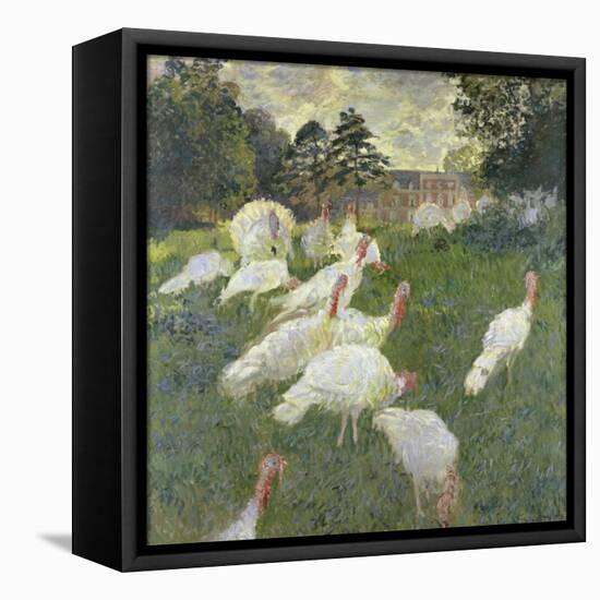 The Turkeys, 1877-Claude Monet-Framed Premier Image Canvas