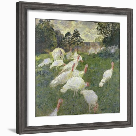 The Turkeys, 1877-Claude Monet-Framed Giclee Print