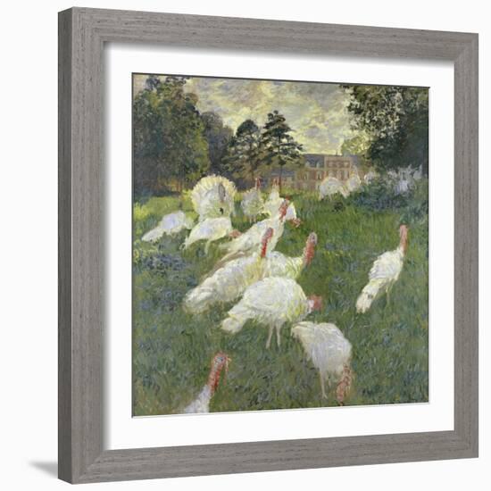 The Turkeys, 1877-Claude Monet-Framed Giclee Print