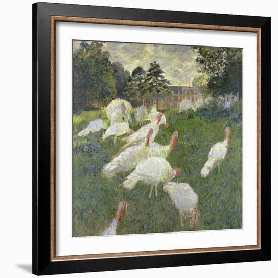 The Turkeys, 1877-Claude Monet-Framed Giclee Print