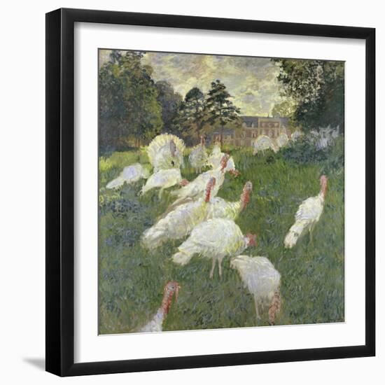 The Turkeys, 1877-Claude Monet-Framed Giclee Print