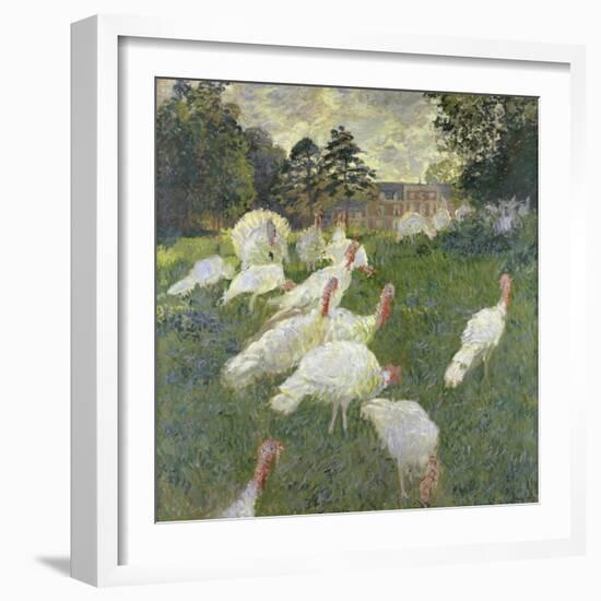 The Turkeys, 1877-Claude Monet-Framed Giclee Print