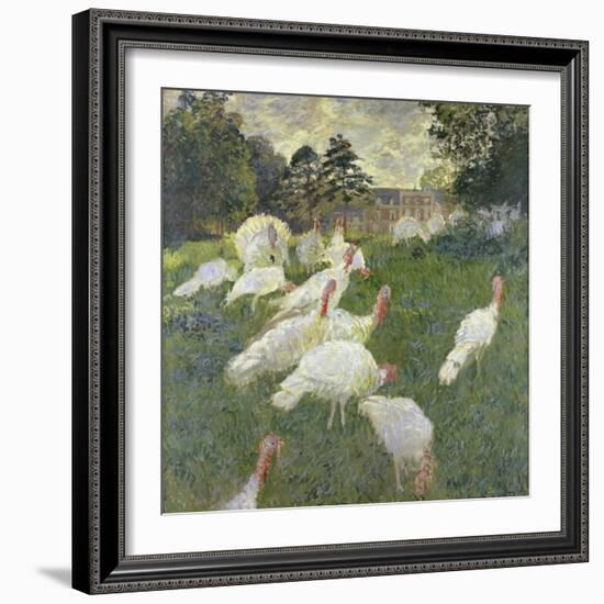 The Turkeys, 1877-Claude Monet-Framed Giclee Print