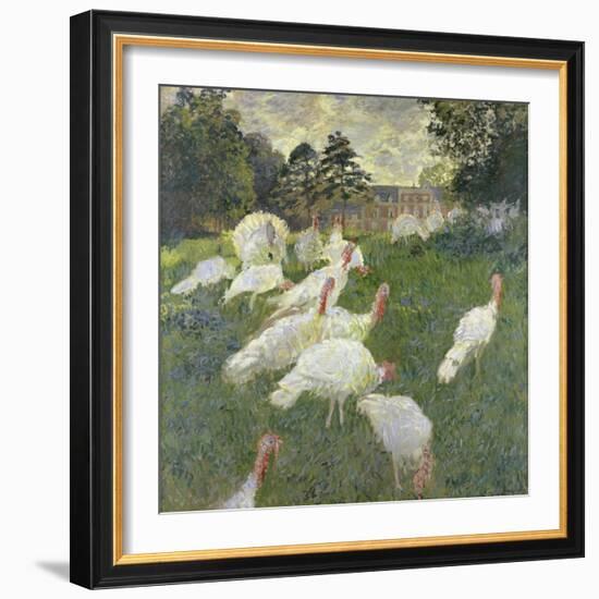 The Turkeys, 1877-Claude Monet-Framed Giclee Print