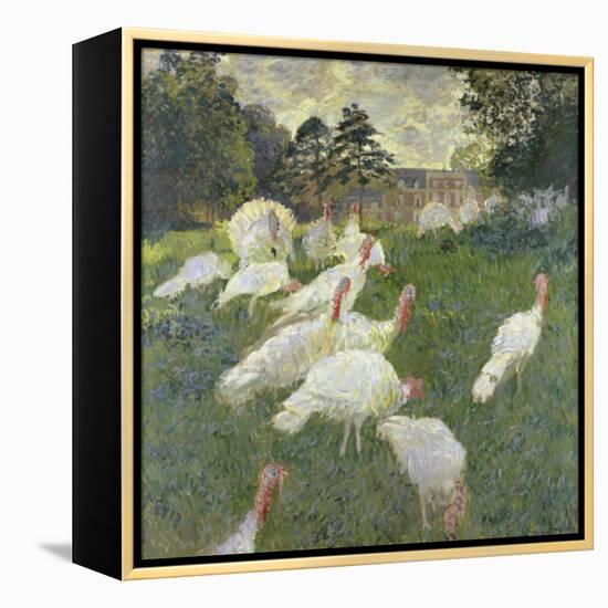 The Turkeys, 1877-Claude Monet-Framed Premier Image Canvas