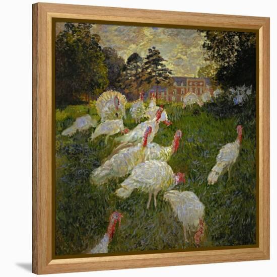 The Turkeys, 1877-Claude Monet-Framed Premier Image Canvas