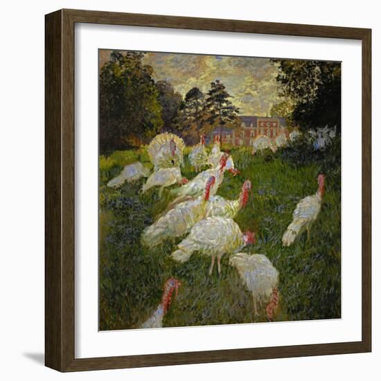 The Turkeys, 1877-Claude Monet-Framed Giclee Print