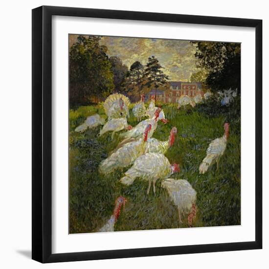 The Turkeys, 1877-Claude Monet-Framed Giclee Print